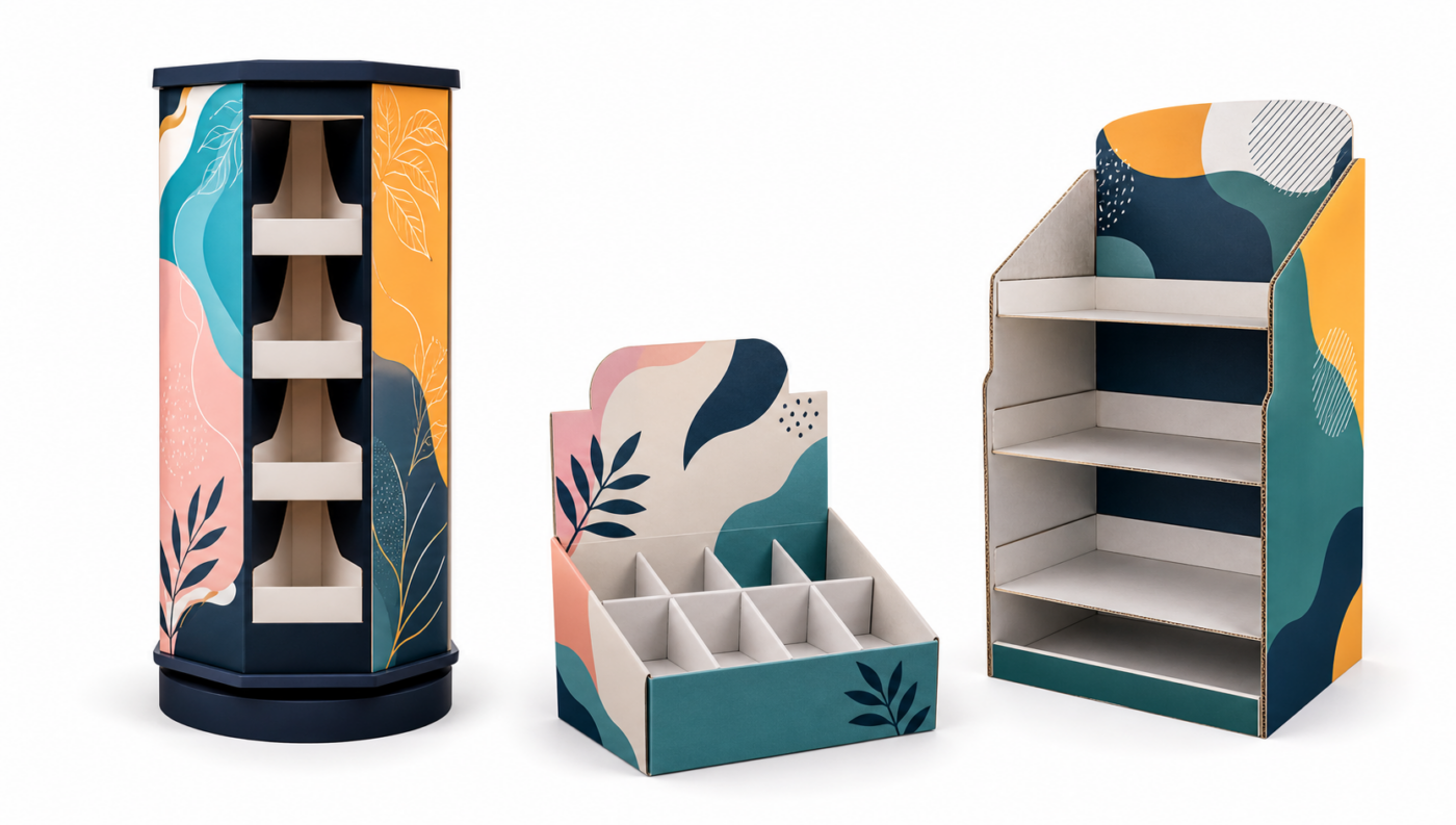 karton stand çeşitleri display stand perakende