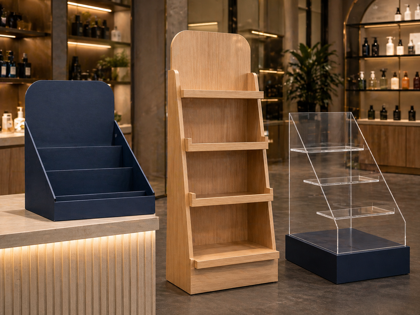 Stand üretimi — karton ve ahşap teşhir standı İstanbul