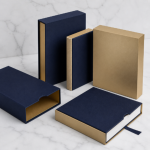 Gömme Kapak Kutu — Slipcase Sunum Kutusu