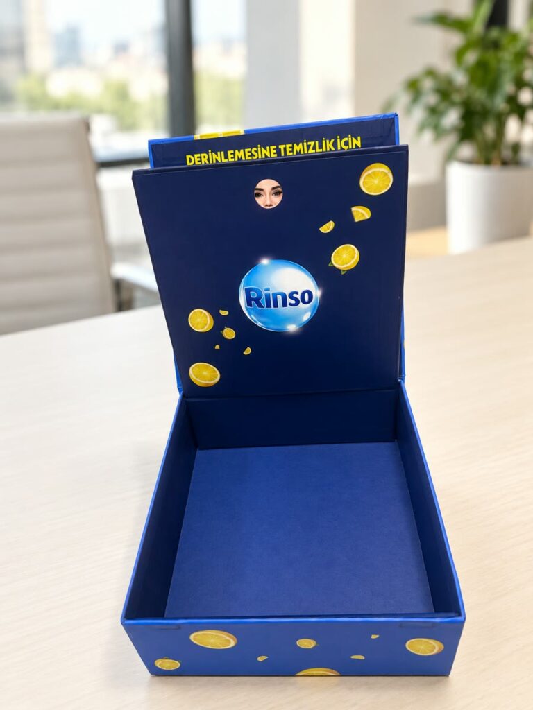 Markaya Özel Promosyon ve Lansman Kutusu, özel üretim kutu örneği