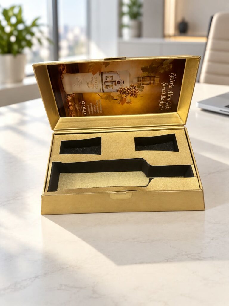 Premium Kurumsal Hediye Seti Kutusu, özel üretim kutu örneği