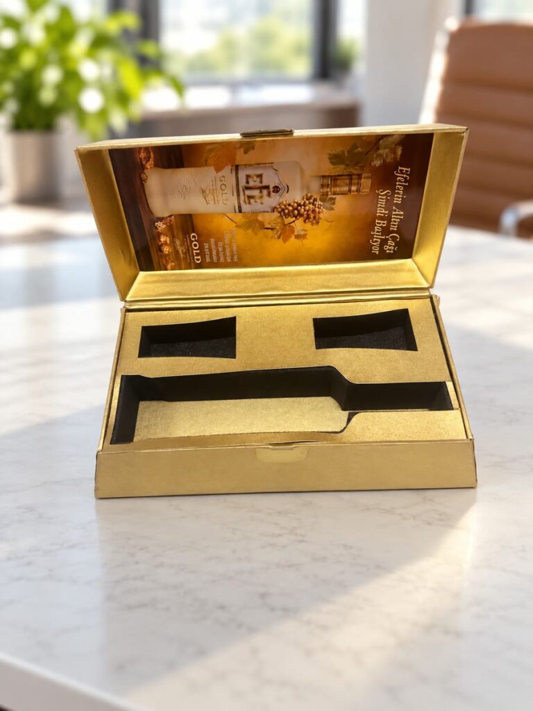 Premium Kurumsal Hediye Seti Kutusu, özel üretim kutu örneği