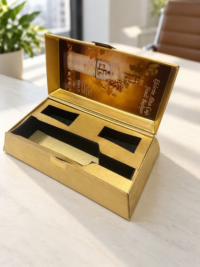 Premium Kurumsal Hediye Seti Kutusu, özel üretim kutu örneği